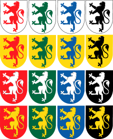 2 Skjoldmerker ble brukt i riddernes turneringer Til Norge kom heraldikken snart etter at den var utviklet på det europeiske kontinentet, på midten av 1100-tallet.