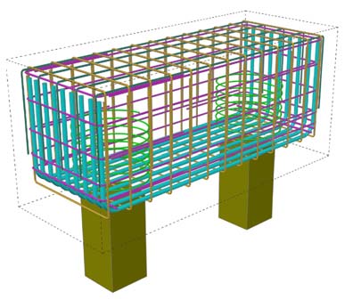 Tverrarmering ved spennarmering HRC T-hodene er dimensjonert slik at