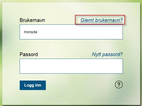 HVORDAN FINNER JEG BRUKERNAVNET MITT?