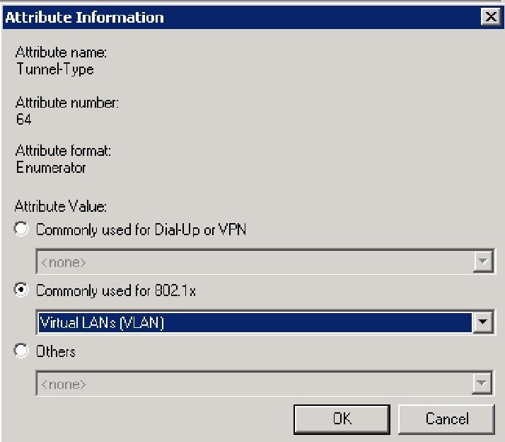 Network Policies kan utvides med bruk av RADIUS attributter. RADIUS attributtene kan bl.a. gi brukeren forskjellige VLAN osv.