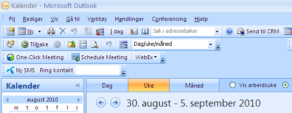 Planlegge et møte Når du skal planlegge et møte(sende ut møteinvitasjon) bruker du vanligvis et e-post program til dette. I denne veiledningen vil Microsoft Outlook bli brukt som eksempel.