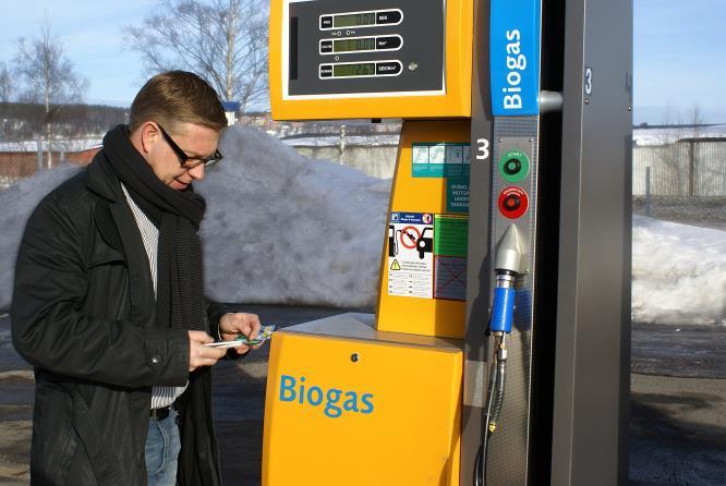 Biogas in