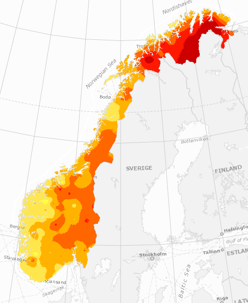 Det har vært mildere enn normalen i det meste av landet alle disse tre månedene.