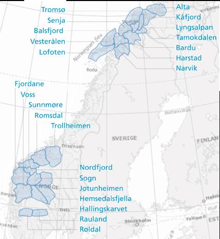 Hva er et snøskredvarsel 24 områder Over 50