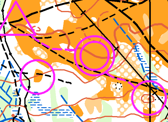 2. Velg stipla-line symbolet 3. Velg en tegnemetode. Freehand-modus anbefales for den ikke-drevne karttegneren. 4.