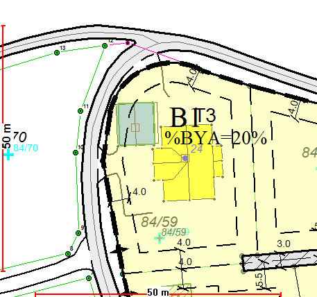 Eiendommen 84/59 ligger i regulert område innenfor reguleringsplan for Nordseth Vestbygda. Området er avsatt til byggeområde boliger.