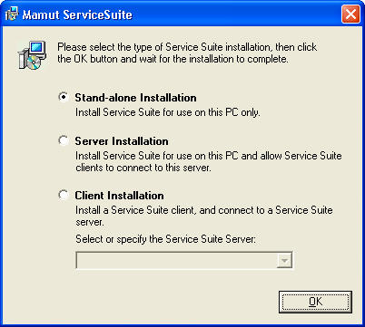 MAMUT SERVICESUITE PLANNING - KOM I GANG-GUIDE 5. Mamut ServiceSuite blir nå installert, og de nye programfilene vil kopieres til området du valgte.