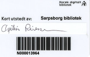 4.2. Regler for Felles lånekort I dag bruker alle automatiserte norske bibliotek strekkoder på lånekortene. De typene som er i bruk er Interleaved 2 av 5, Code 128 og Code 39.
