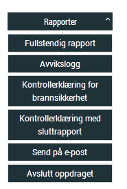 Du får da opp dette bilde, fyll inn nødvendig informasjon Gi navn på hva som skal kontrolleres og legg inn fagområde og tiltaksklasse.