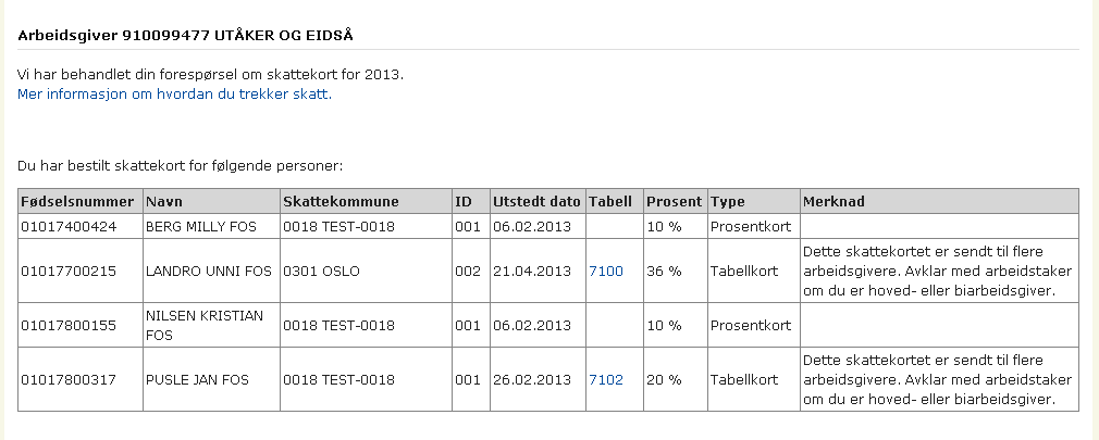 Slik ser skjema RF 1307 ut i Altinn 27