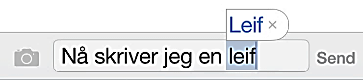 Generelt Tastaturer Du kan velge å bruke automatisk stor bokstav i starten av setninger. Du kan sette på autokorrigering. Da blir stavefeil automatisk rettet opp.