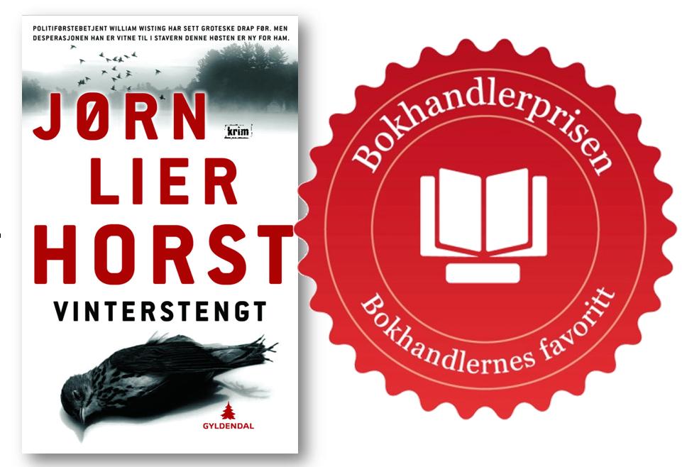 Litterære priser og stipend Jørn Lier Horst fikk Bokhandlerprisen 2011 for boken Vinterstengt.