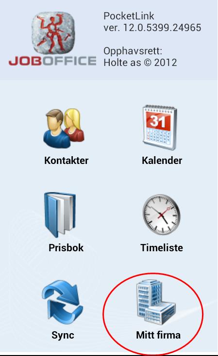 Mitt firma Nyheter i POCKETLINK versjon 14.