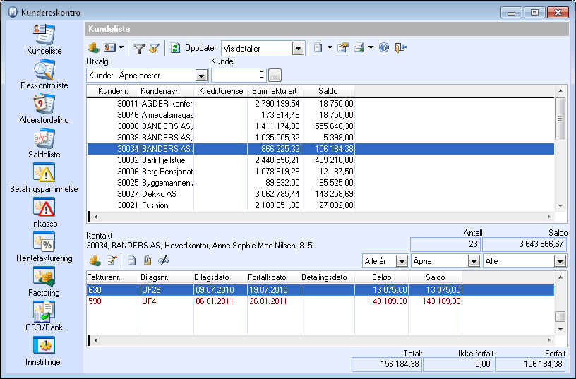 Mamut Business Software Registrere en innbetaling Registrering av innbetalinger fra kunder kan du enten gjøre via Reskontro eller Bilagsregistrering.