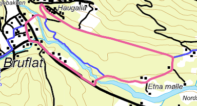 Bruflat Kleivgardsbygde Haugalia 3. juni Kart: Oppmøte: Kl. 11.00 i Bruflat, parkering i Bruflat sentrum. Lengde: 4 km, på grusveg.