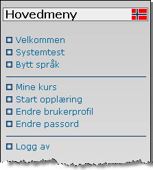 Figur F Registrere en ny bruker 1 Klikk på lenken Registrering i menyen 2 Skriv inn brukeropplysningene 3 Klikk på