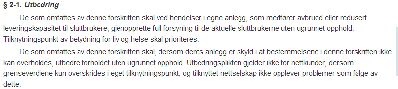 hvem eller hva som årsak Hvis HK,