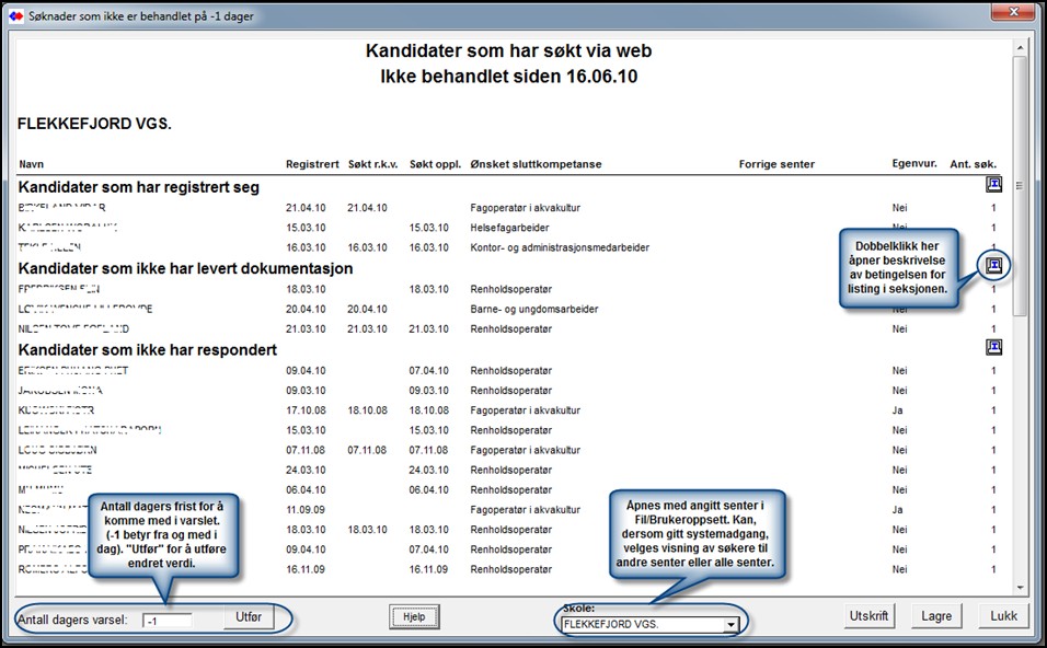 REGISTRERING SAMTALER REALKOMP.VURDERING OPPLÆRING DOKUMENTASJON RYDDING VEDL. REGISTRERING Webvarsel Når du logger deg på VigoVoksen, får du opp et webvarsel. Dette baserer seg på ditt brukeroppsett.