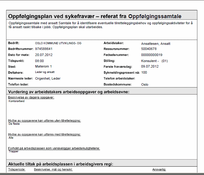 Melding Sak Tiltak - Tiltak kan delegeres