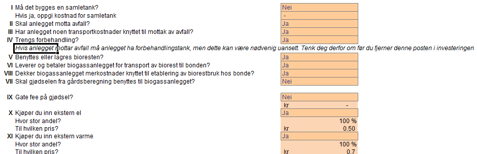 Figur 6 "Gården" biorest kontra mineralgjødsel Biogassanlegget Figur 7 og 8 viser hvilke