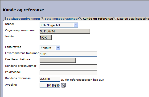 Senast Uppdaterad: 10-12-23 Brukerveidledning ICA fakturaportaler Sida 9 av 14 6.