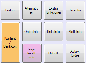 Kassebildet Hvordan lager jeg en faktura? En kjøp kan faktureres istedet for å betales der og da. Ikke alle kunder kan faktureres.