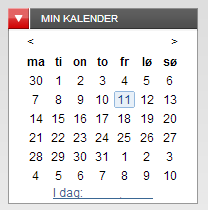 «Min Kalender» fungerer på samme måte som Outlook/Google kalender, hvor du kan legge til egne aktiviteter, lage felles- og gjentakende aktiviteter og tildele oppgaver til andre brukere (basert på