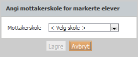 Behandle avgangselever - barneskole Hvis din skole har 10. trinn som høyeste trinn kan du se bort i fra dette punktet. Se heller Behandle avgangselever - ungdomsskole.