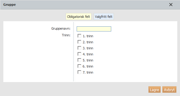 *En gruppe kan knyttes til flere trinn 5. Klikk på Hvordan opprette elever Hvis du ikke har opprettet skolens grupper må du gjøre det før du oppretter elever.