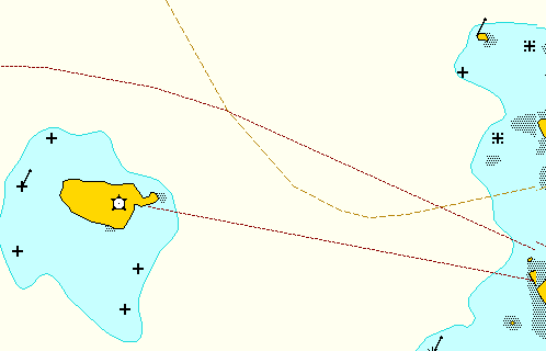 Nederst i vinduet er det en rad med 3 knapper, Inn, Ut og Flytt. Inn og Ut benyttes for zooming i oversiktsvinduet. Ved å klikke på Flytt og holde knappen inne kan vinduet flyttes rundt på skjermen.