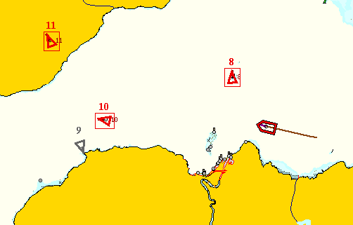 ARPA. ARPA SOFTWARE: olexnormal installasjon HARDWARE: radar GRENSESNITT: serieport NØDVENDIGE SENSORER: GPS Olex-systemer med ARPA-rader kan vise andre ARPA-mål på skjermen.