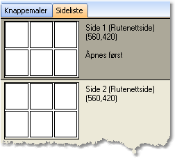 Lage egne paneler 103 Når du trykker valgt tast på skjermtastaturet mens panelet kjøres, vil det være det samme som å trykke knappen med en hvilken som helst annen tilgangstype for brukere.