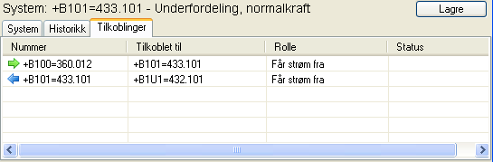 3.6. Tilkoblinger Et system kan tilknyttes ett eller flere andre systemer for angi knytninger/avhengigheter mellom systemer.