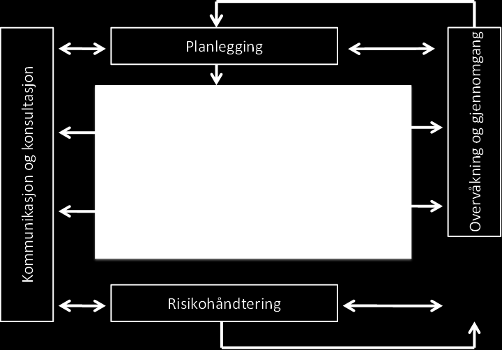 Figur 3. Modell for helhetlig risikostyring (Aven, 2007:15). 3.4.
