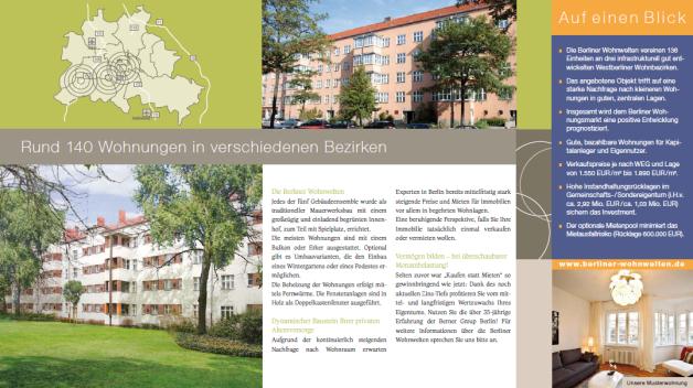 Berliner Wohnwelten - Prosjektstatus Prosjektet Eiendomsinvestering med innebygget exit-strategi Privatisering for videresalg til
