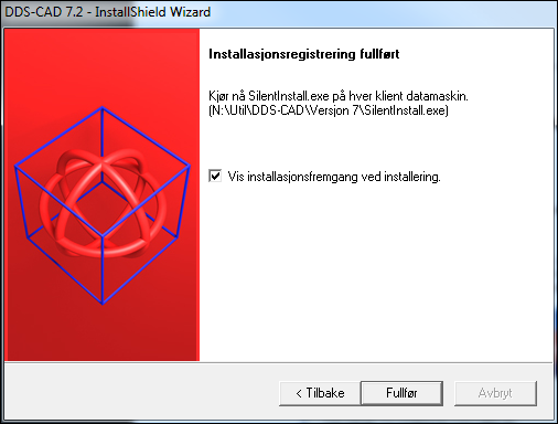 12 25.10.2010 Installere via nettverk Velg hvilke snarveier som skal opprettes for hver enkelt klient og trykk [Neste].