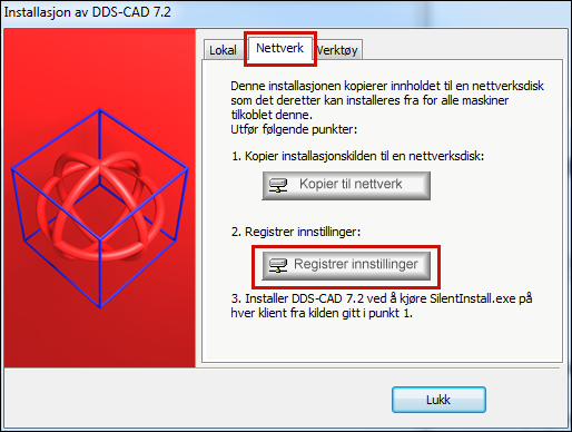 25.10.2010 7 Installere via nettverk Trykk så [Fullfør] i neste dialogboks for fullføre første del av installasjonen.