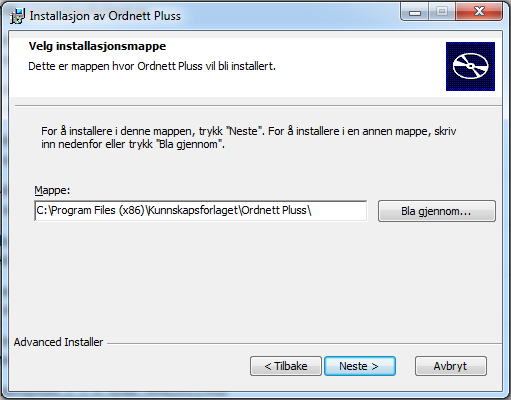 Terminal/Kilent Ordnett Pluss kan installeres på en terminal/klientmaskin som bruker løsninger som Microsoft Remote Desktop Service/Terminal Server eller Citrix XenApp, men en vellykket installasjon