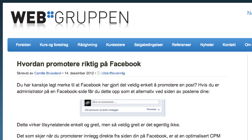 Les om dette: http://www.webgruppen.