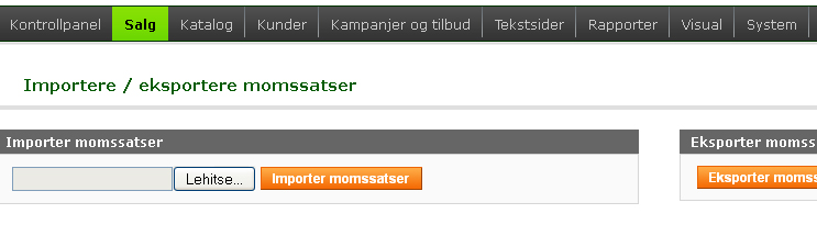 Når du legger til en momsregel, må du bestemme et gjenkjennelig navn, momsklasser for produkt og kunde, og momssats. I tillegg må du velge prioritet.