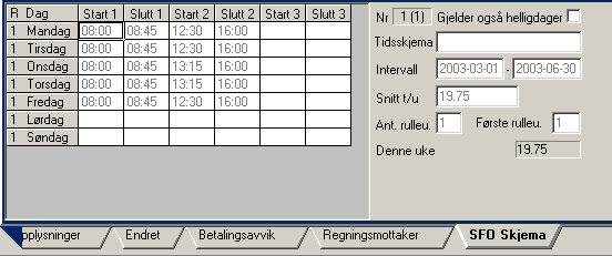 Serieendre betalingsavvik på flere elever samtidig Verktøy Fakturering Serieendre betalingsavvik Her kan man slette eller forandre alle opplysningene under betalingsavvik for flere elever samtidig.