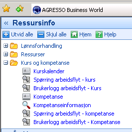 Klikk først på Ressursinfo, Deretter på