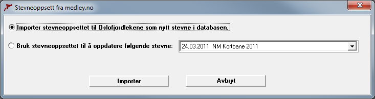 Det vanligste er senior og junior klasser, men mange opererer også med kun en klasse og da er det mest praktisk å benytte seniorlag i påmeldingen.