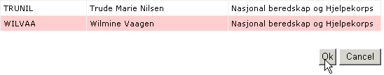 20. 2 Når man klikket på legg til deltaker - knappen under påmeldingslisten åpnes et påmeldingsskjema.