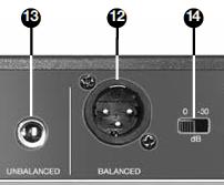 hvilket signal den er tilpasset, for XLR-kontakter brukes til både mikrofoner og linjesignal. Se også Tillegg 6.