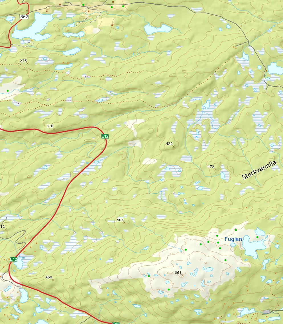 0 200 400 600m Målestokk 1 : 20000 ved A4 utskrift Utskriftsdato: 10.09.