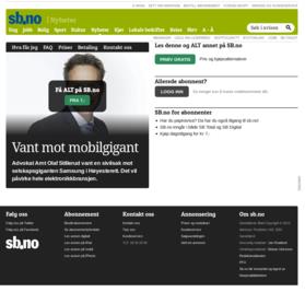 Vant mot mobilgigant (SB+) Sandefjords Blad, 18.12.2013 06:28 Publisert på nett.