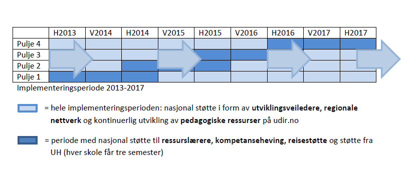 LANGSIKTIG SATSING - Satsingen varer fra 2013-2017