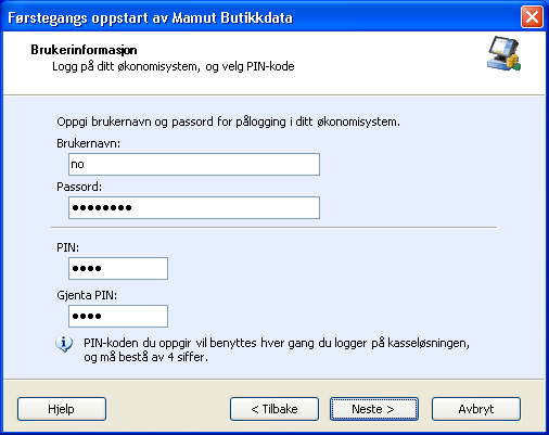 KOM I GANG Velg firmadatabase En del brukere har flere firmadatabaser installert i sitt økonomisystem. Har du dette må du velge hvilken firmadatabase butikkdata-systemet skal være linket til.