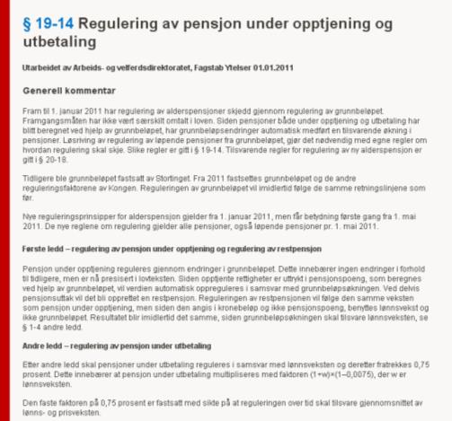 og hva skjer hvis man tar ut 100% folketrygd ved 64 år?